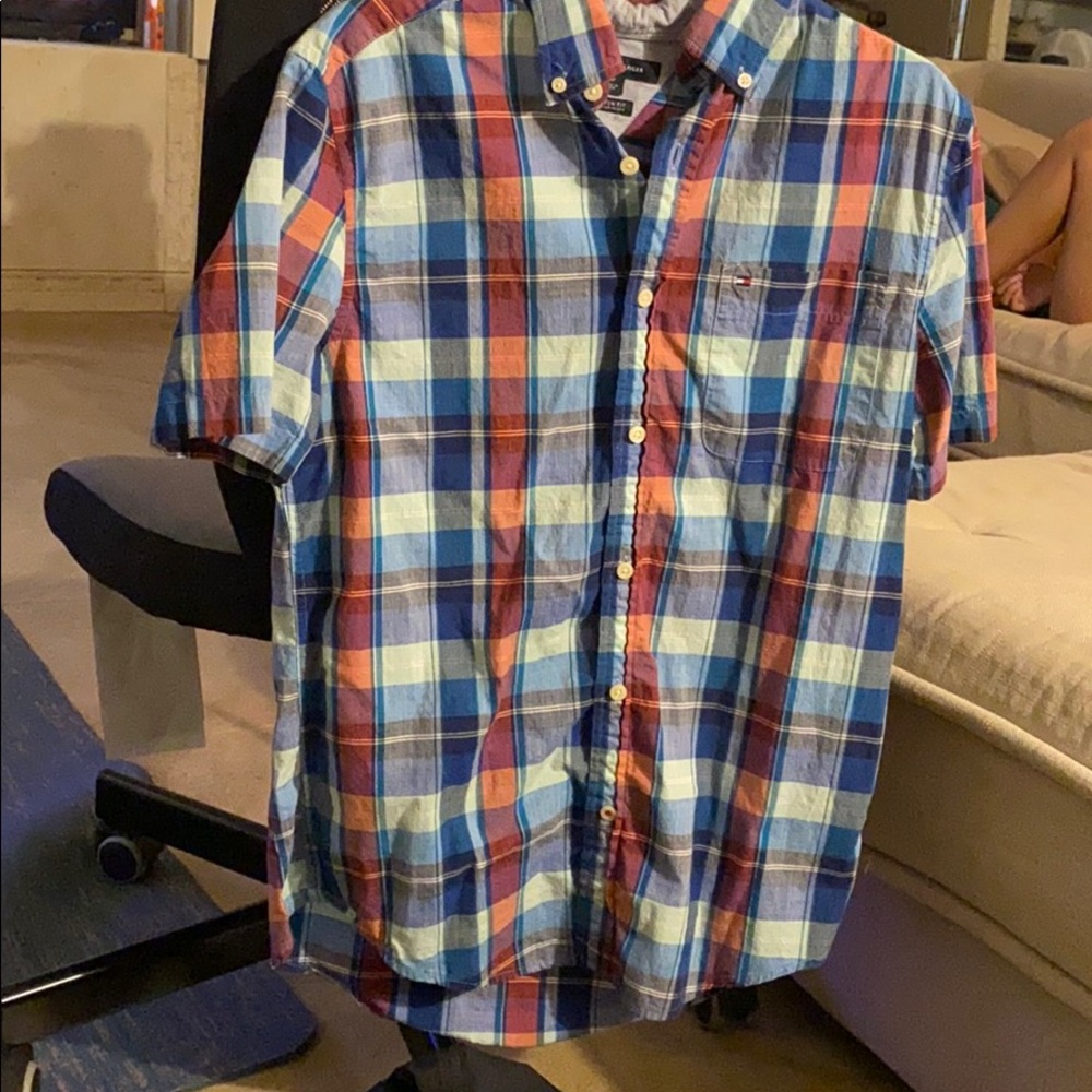 Short sleeve Tommy Hilfiger collard shirt